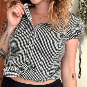 TOMMY HILFIGER GINGHAM BUTTON UP